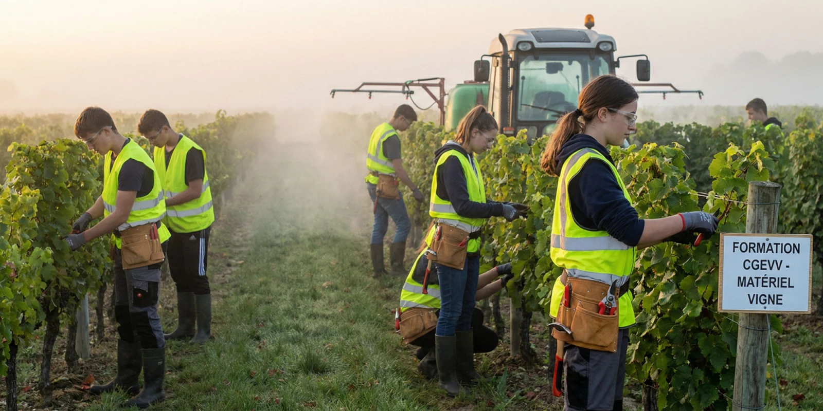 Matériel et Équipements pour Travailler la Vigne en Bac Pro CGEVV